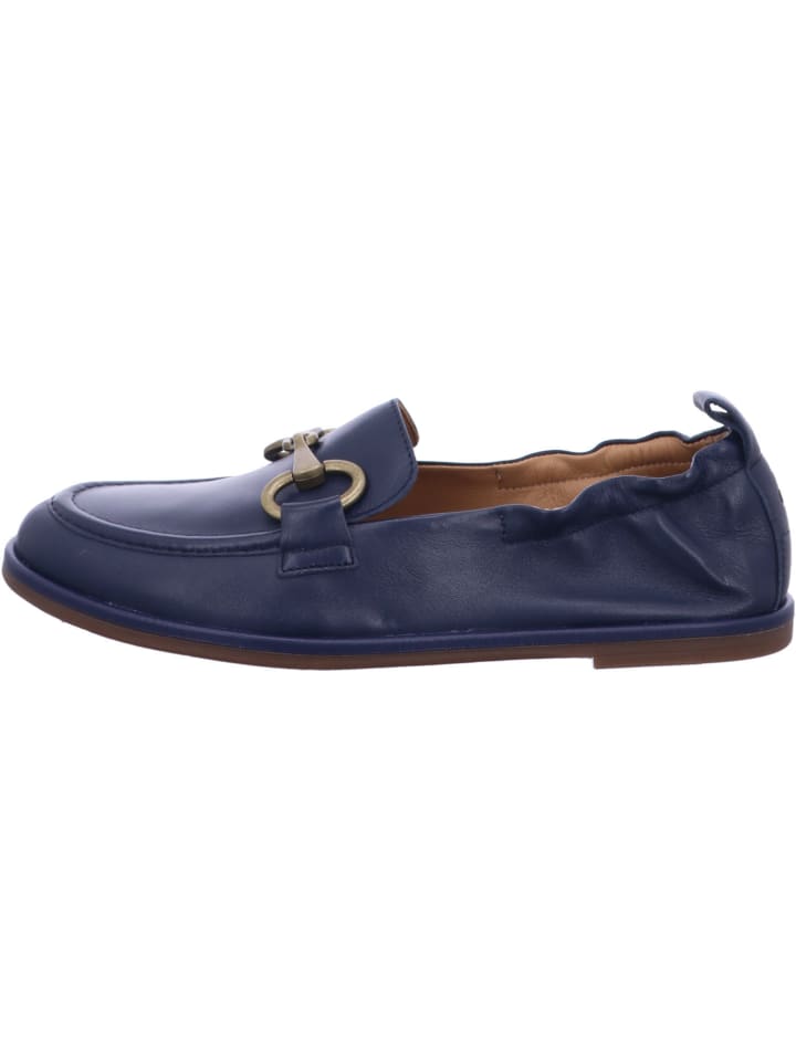 Marc O'Polo Damen Slipper Leather Working Group Gold / LOAFER in Blau günstig kaufen