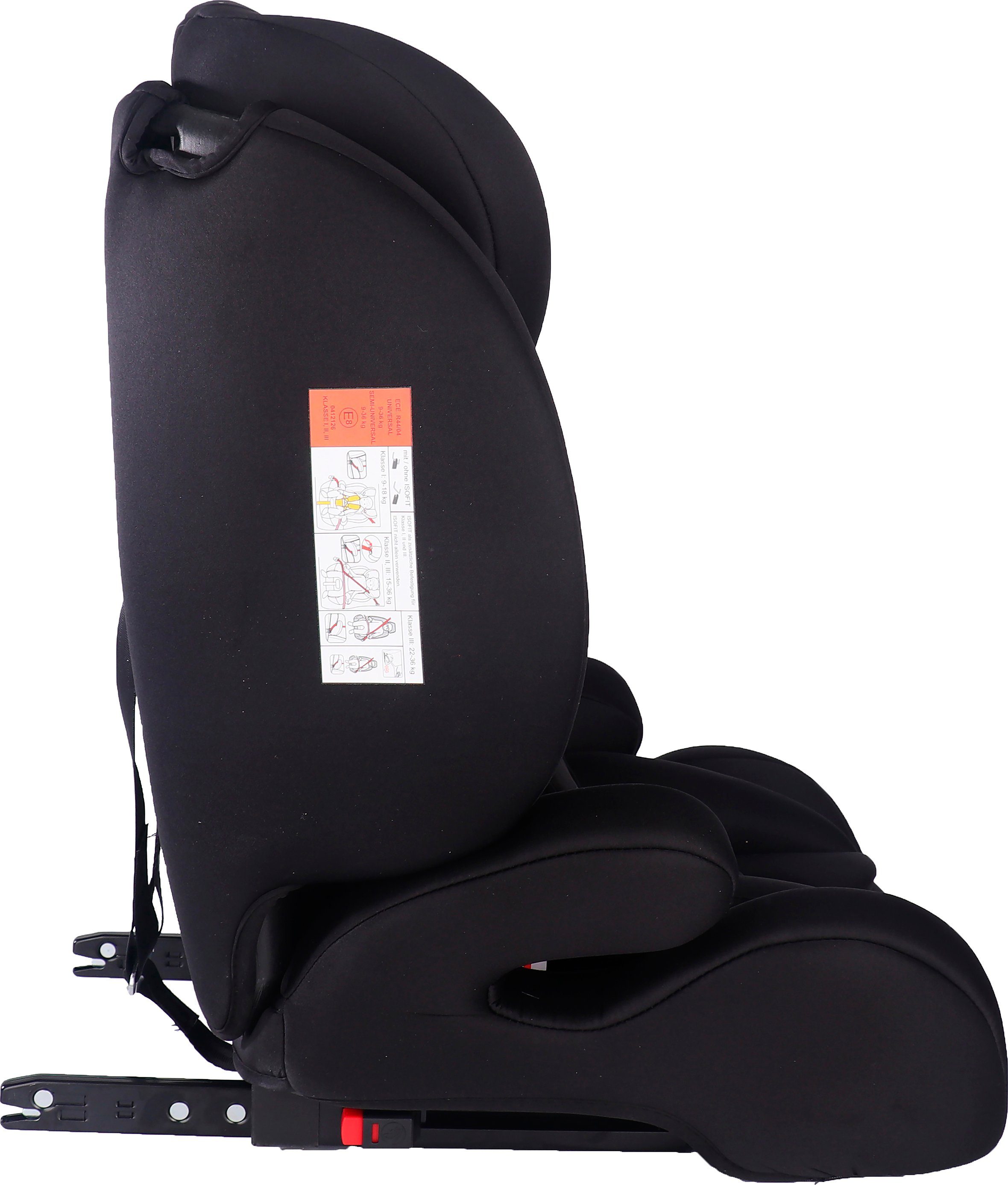 ABUKI Autokindersitz Kemi, ab: 9 Monate, bis: 12 Jahre, ab: 9 kg, bis: 36 kg, mit Befestigungssystem für Isofix-Halterung