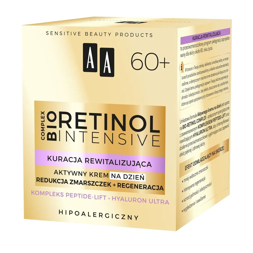 AA Retinol Intensive 60+ Aktiv Dagcreme Rynkereduktion + Regenerering