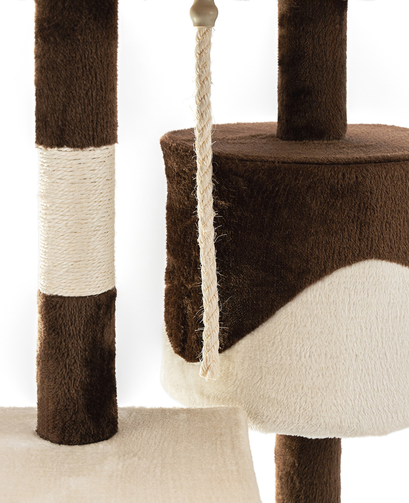 Lionto Kratzbäume Lionto Kratzbaum Höhe 112 cm braun/ beige