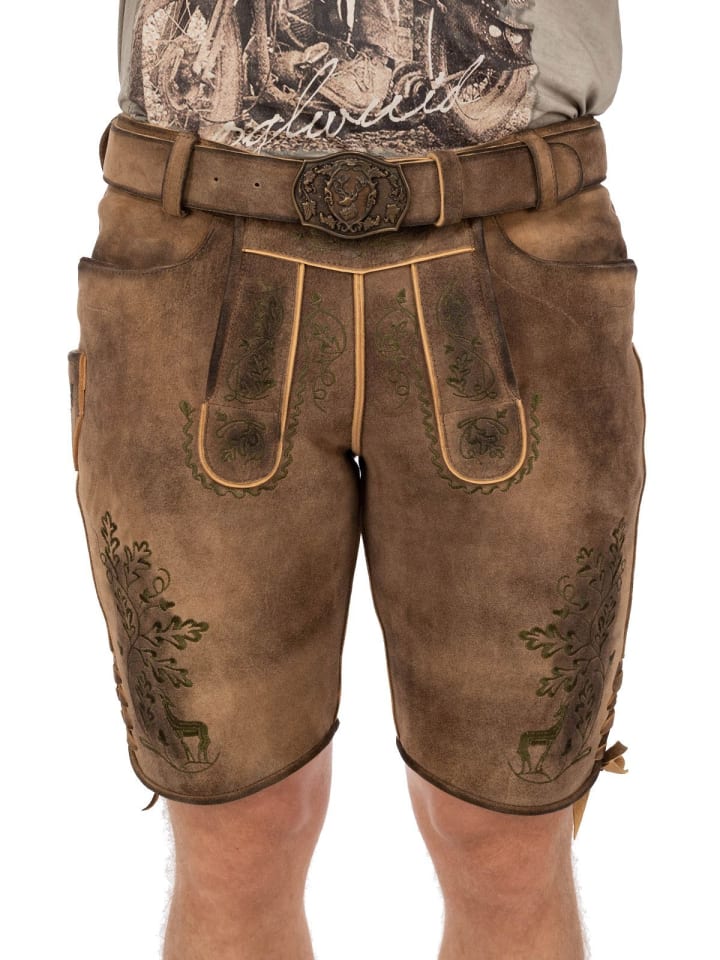 MADDOX Lederhose ALLNERSEE in braun günstig kaufen