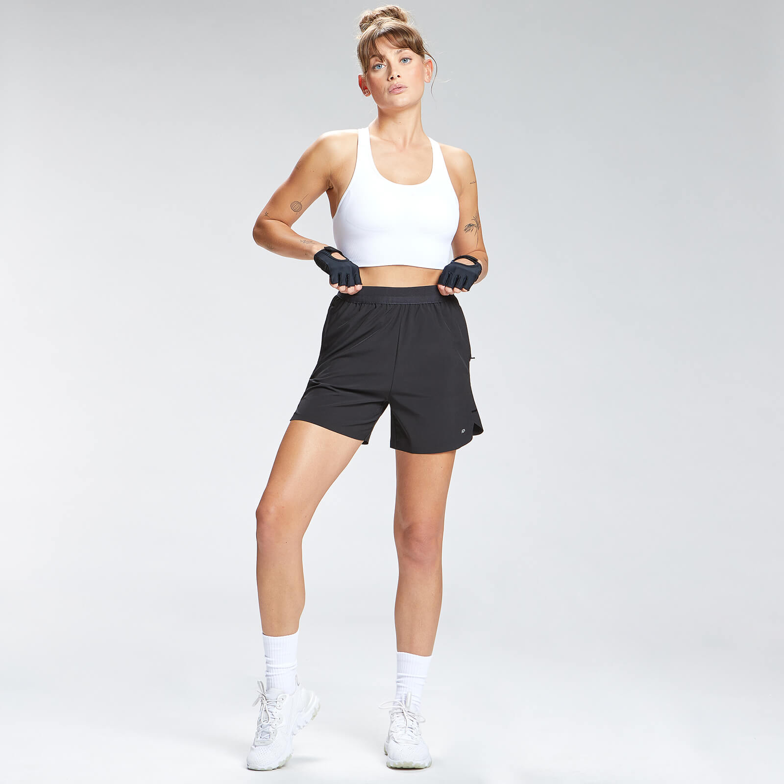 Short en matière tissée MP Essentials pour femmes – Noir