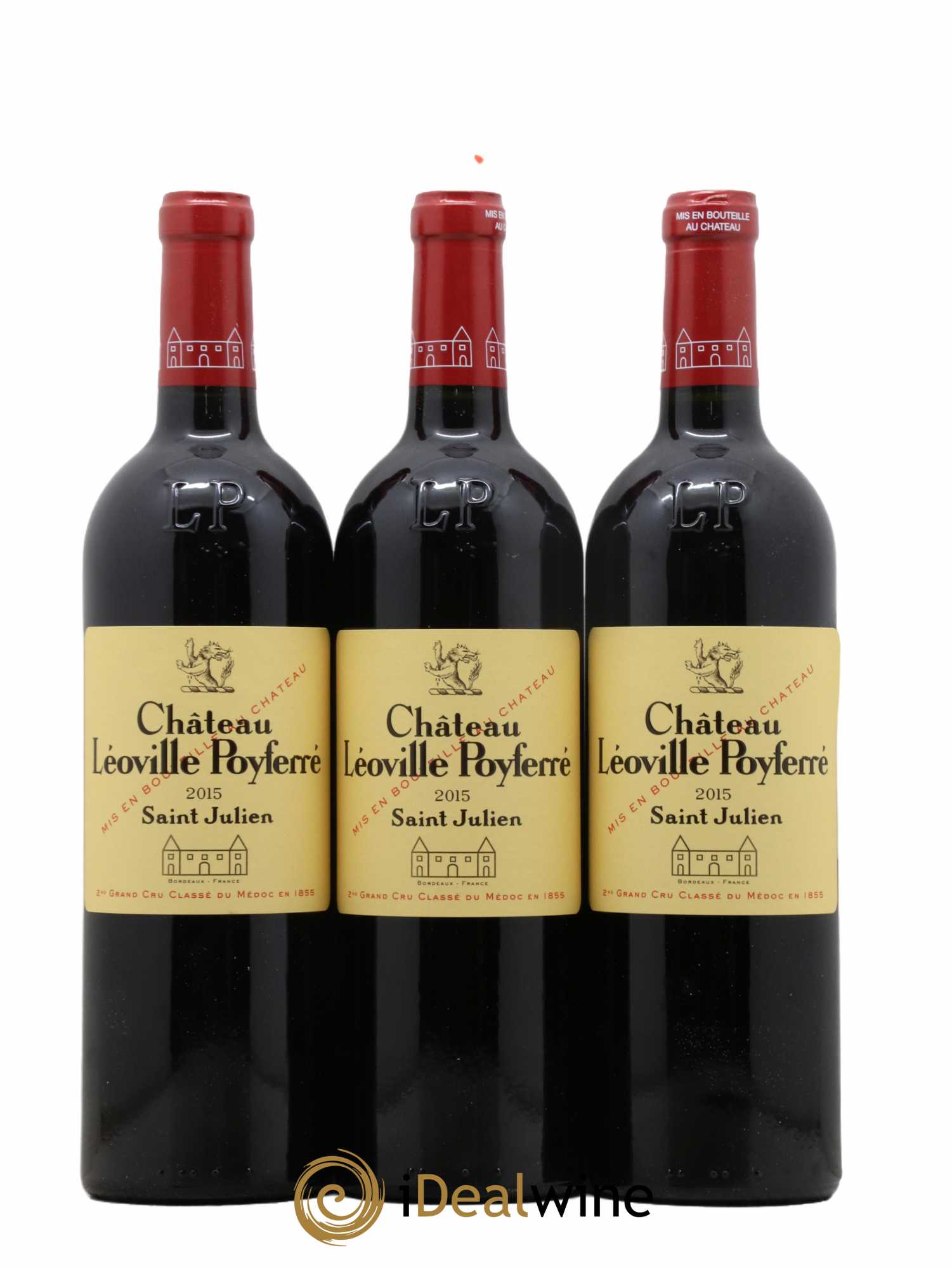 Château Léoville Poyferré 2ème Grand Cru Classé  2015 - Lot de 12 Bouteilles