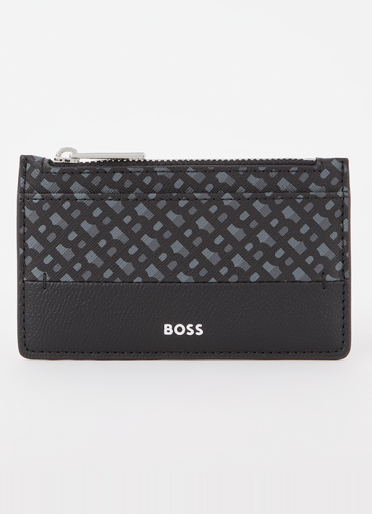 HUGO BOSS Zair N bőr kártyatartó logóval