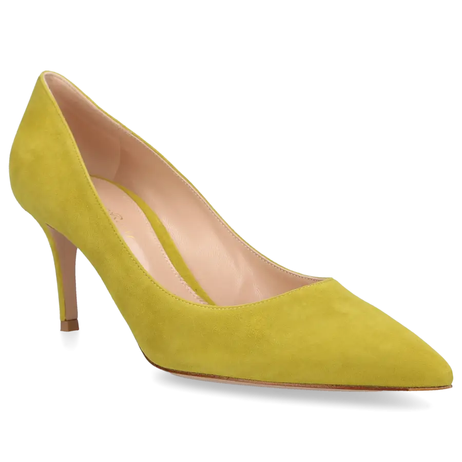 Gianvito Rossi - Pumps GIANVITO 70 Veloursleder - grün