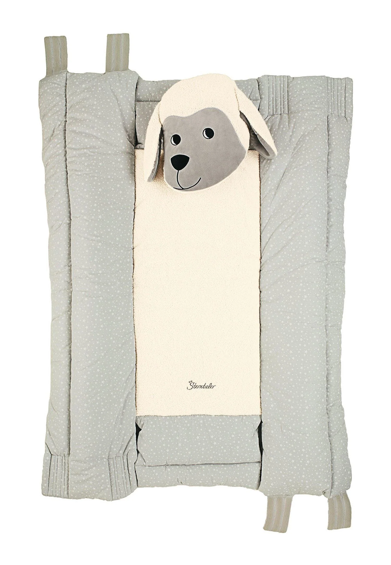 Babynest Schaf Stanley in Ecru und Grau