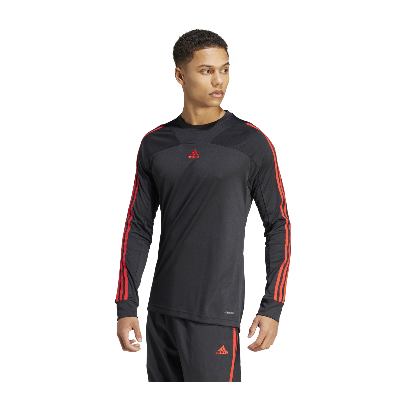 adidas Predator Trikot Langarm Schwarz Rot