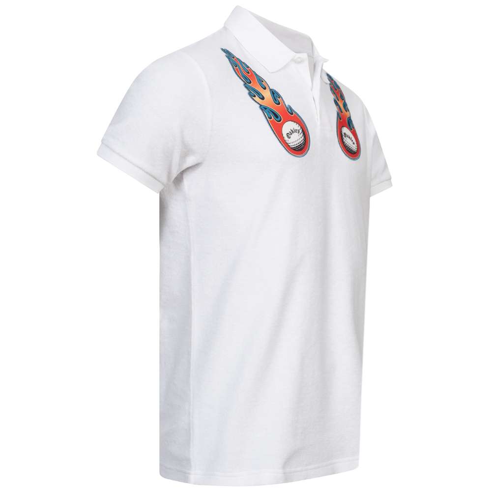 Oakley Golf Flame Terry Herren Polo-Shirt 434445-100