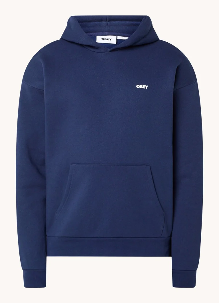 Obey Bold Star hoodie with logo and back print