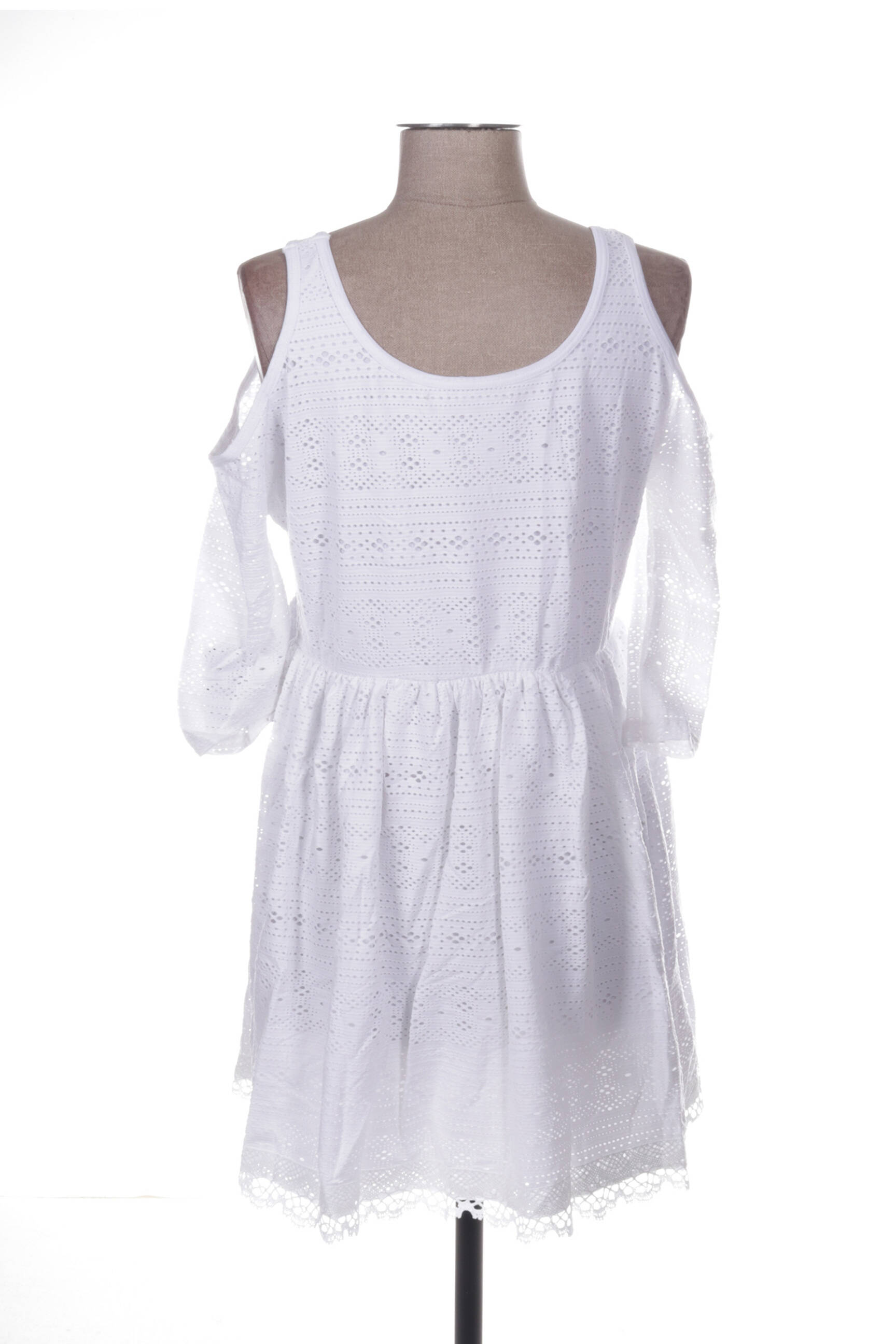 Naughty Dog Tuniquemanchelongue Femme couleur blanc