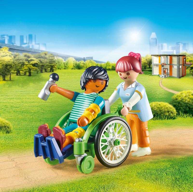 70193 Patient en fauteuil roulant Playmobil City Life