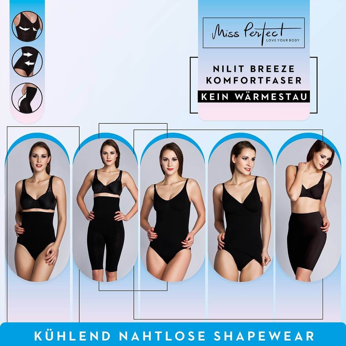 Miss Perfect Shaping-Body 34000 ohne Bügel mit Kühlungseffekt in Größe S-2XL (38-46)