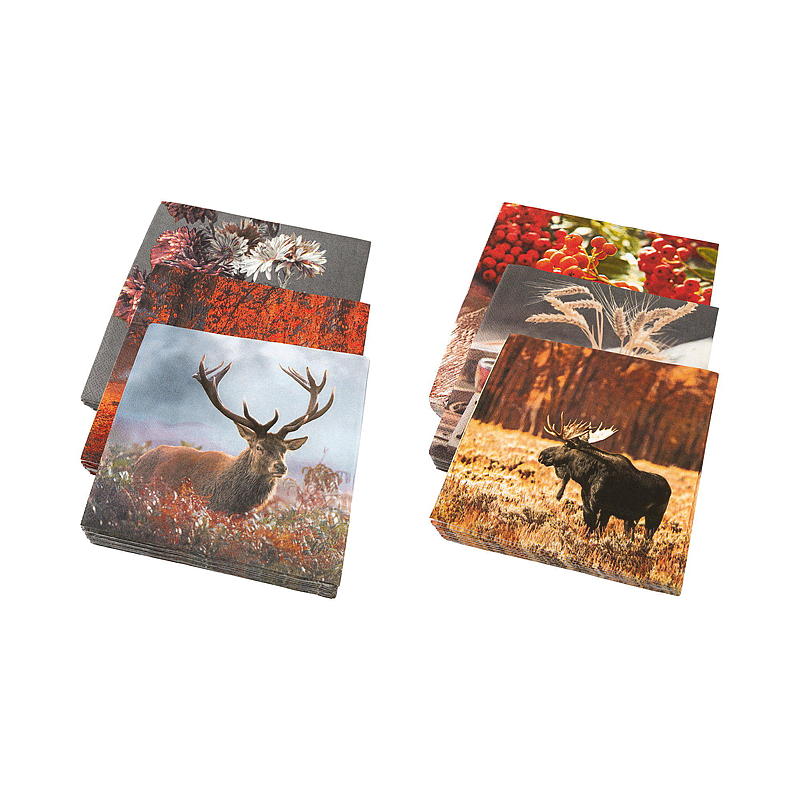 Vie Eco Servietter 20-pk 33x33 cm, Høst