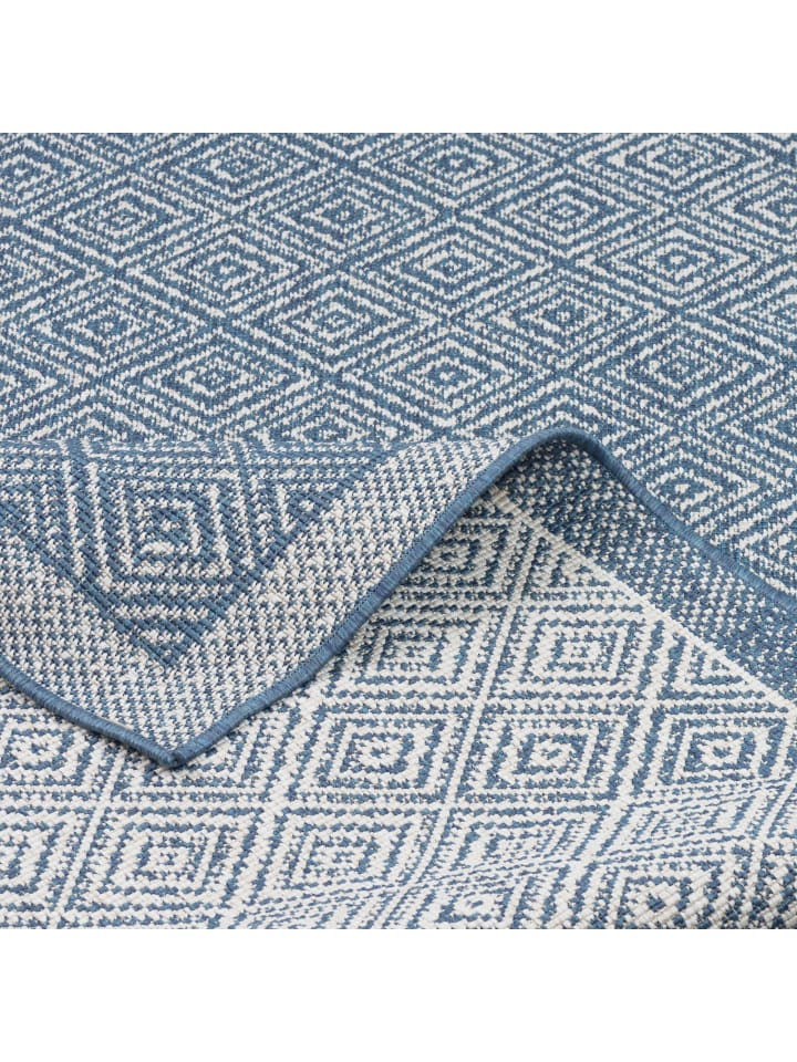 Pergamon In & Outdoor Teppich  Hampton Meliert in Groen günstig kaufen