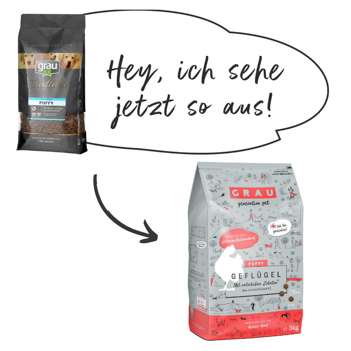 GRAU Puppy Geflügel 3kg günstig kaufen bei ZooRoyal