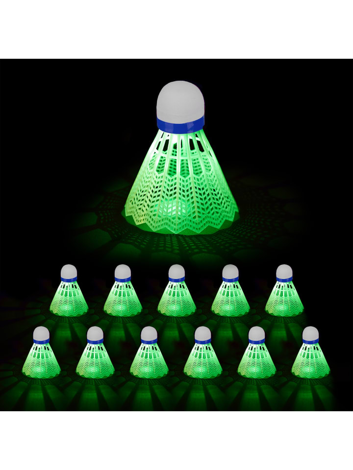 relaxdays 12 x LED-Federball in Weiß günstig kaufen onesize