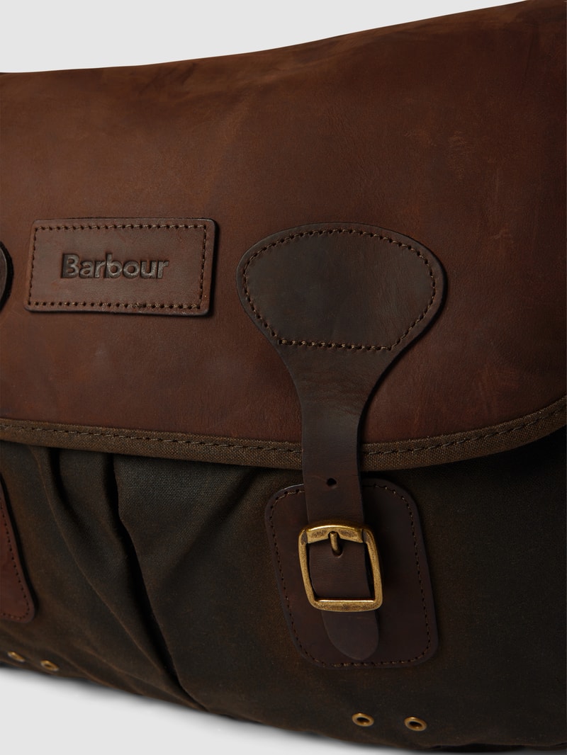 Laptoptasche mit Label-Prägung Modell 'TARRA' in olivgrün