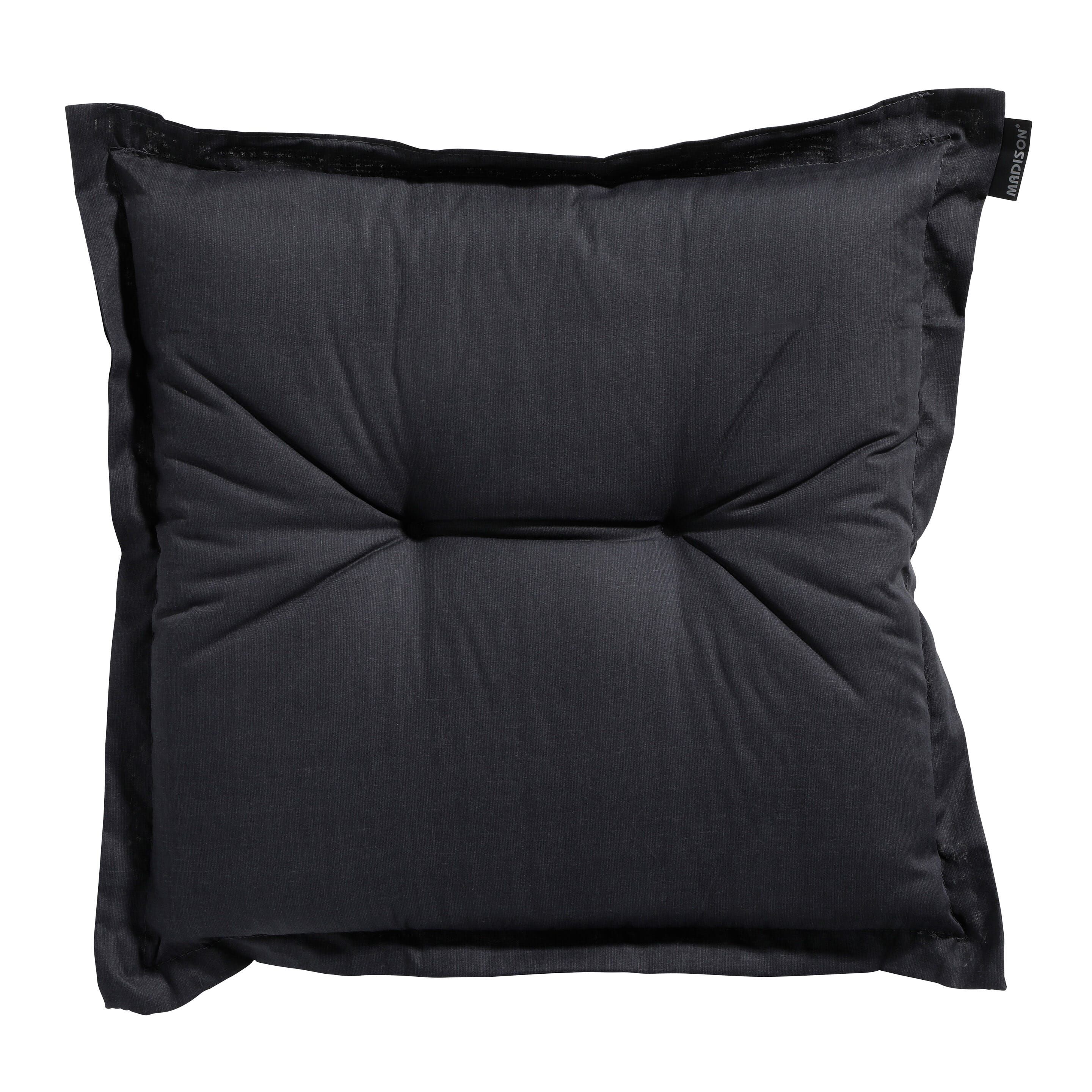 Madison Basic Black 50x50 Sitzkissen