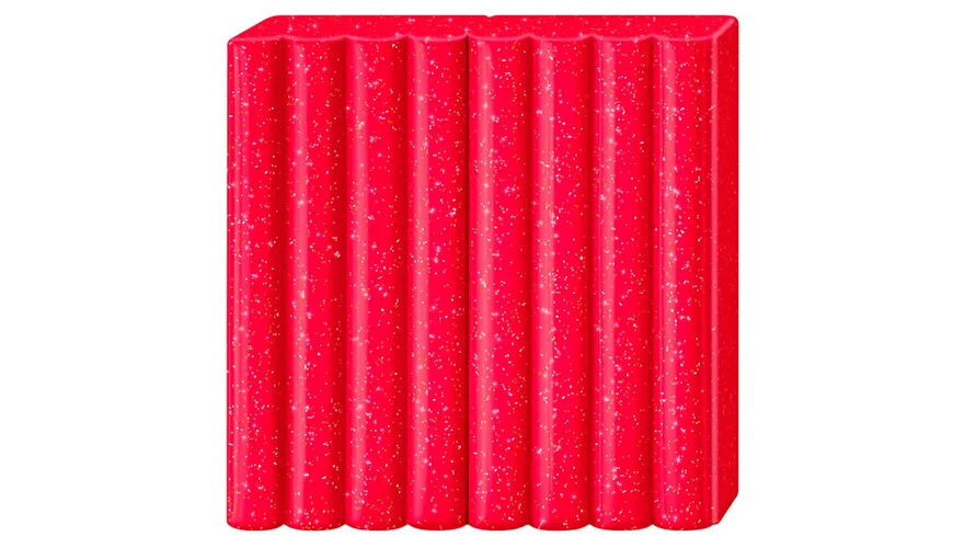 STAEDTLER Modelliermasse FIMO® Kids Glitter rot 42 g