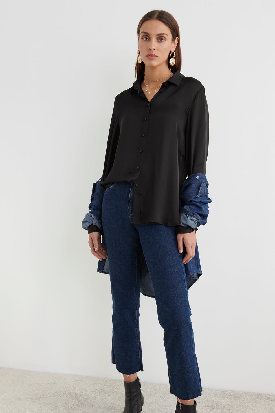Linnea satin shirt