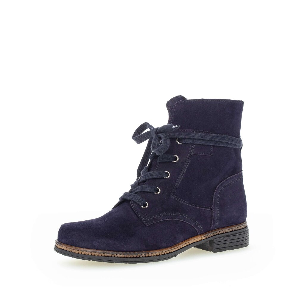 Gabor fashion Schnürstiefelette blau