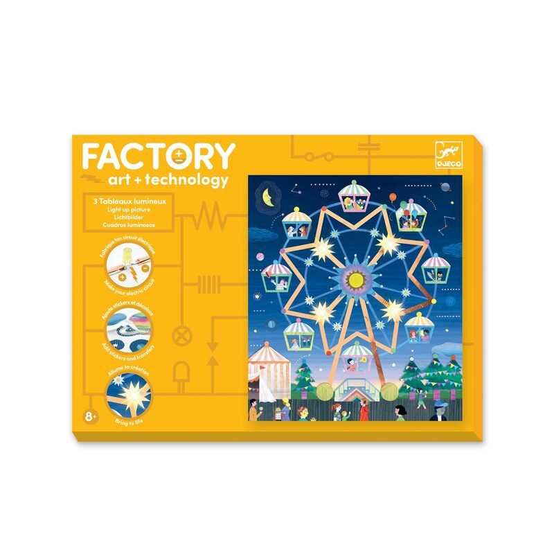 Factory E-paper 3 Tableaux à illuminer Là-haut