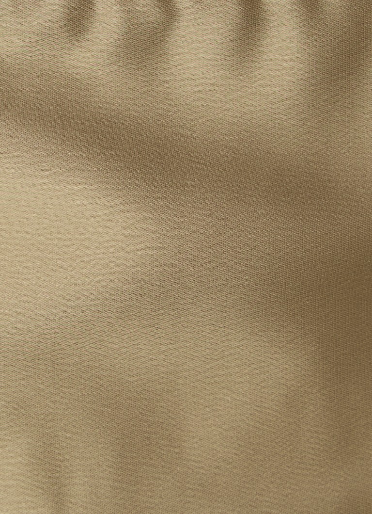 NIKKIE Miniblusenkleid aus Damaskus-Satin mit Bindegürtel