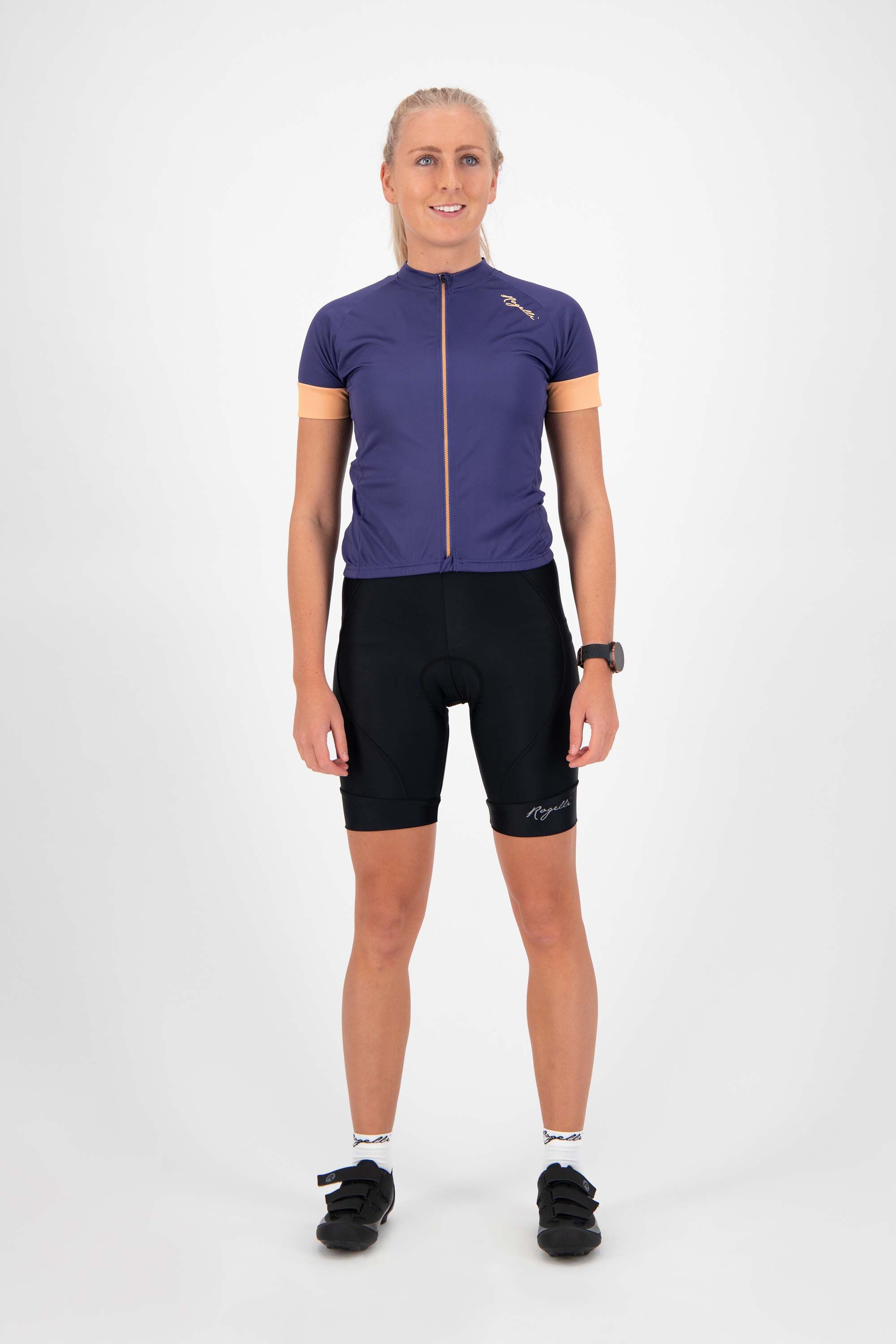 Rogelli Modesta Purple Pink Damen Radtrikot