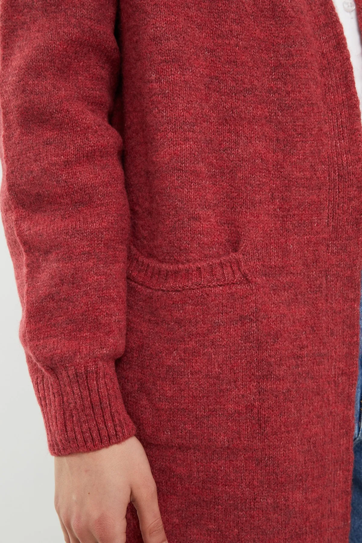 LC Waikiki  Strickjacke - Rot - Regular Fit