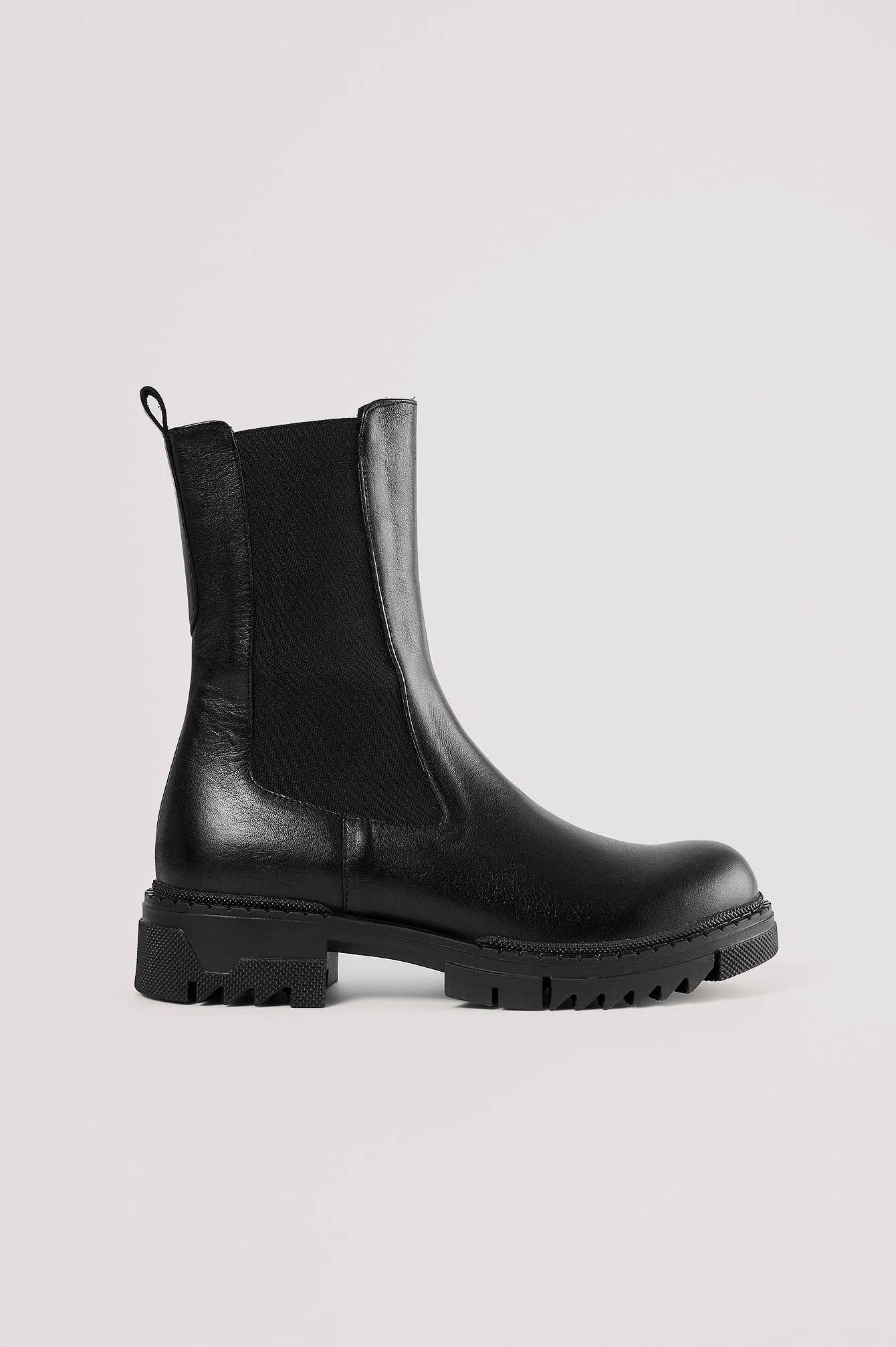 Leder-Stiefeletten