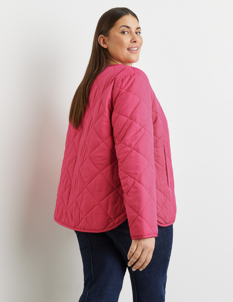 Leichte Steppjacke mit V-Ausschnitt