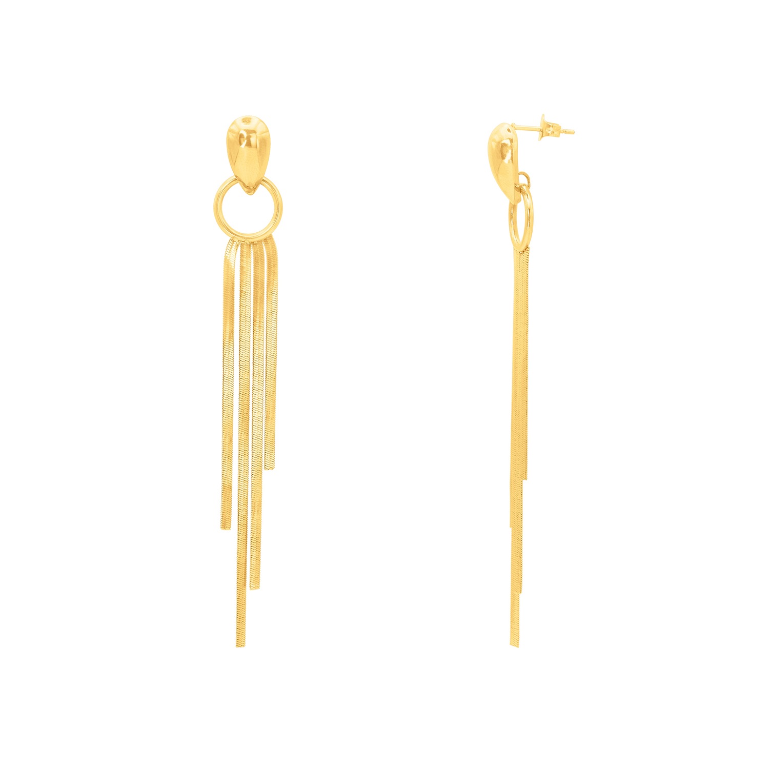 Boucles d'oreilles Heideman en or rose