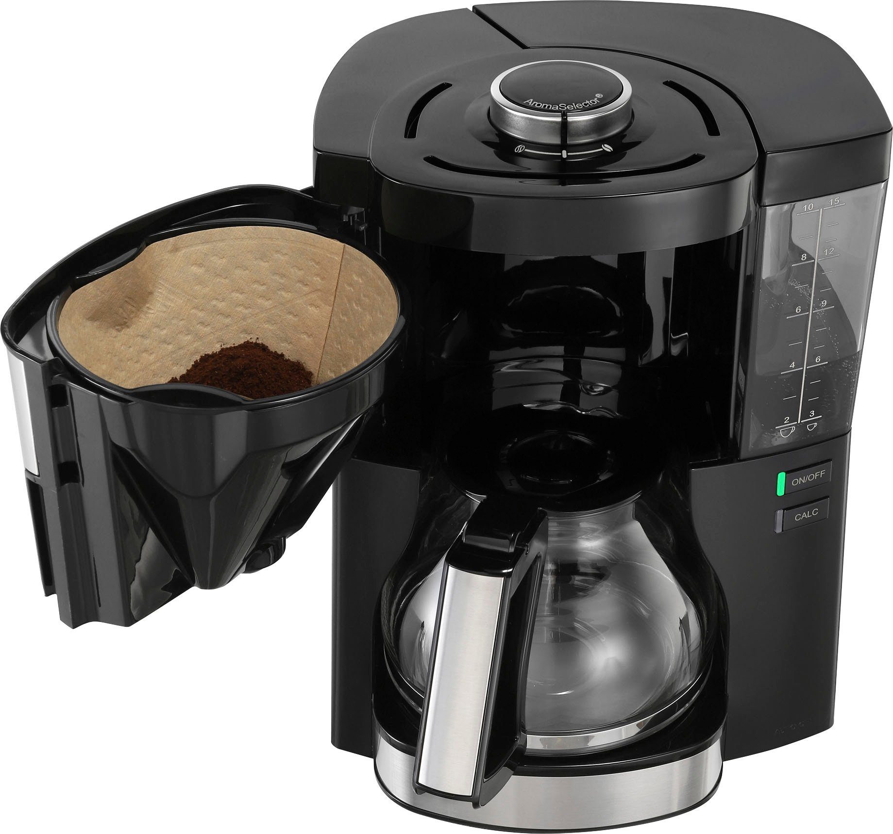 Melitta Filterkaffeemaschine Look® Perfection 1025-06, 1,25l Kaffeekanne, Papierfilter 1x4