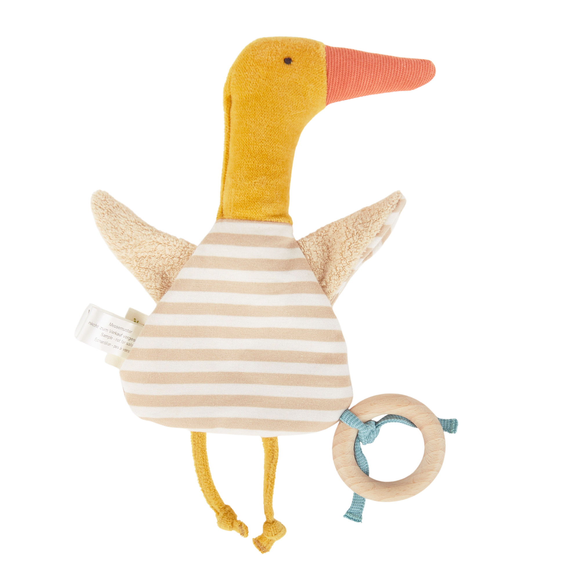 Baby Knistertuch Ente, Green Collection