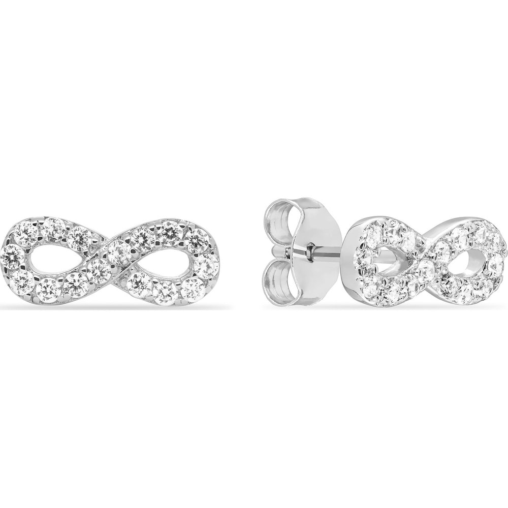 FAVS Boucles d'oreilles à fermoir à poussette 925 Argent Boucles d'oreilles