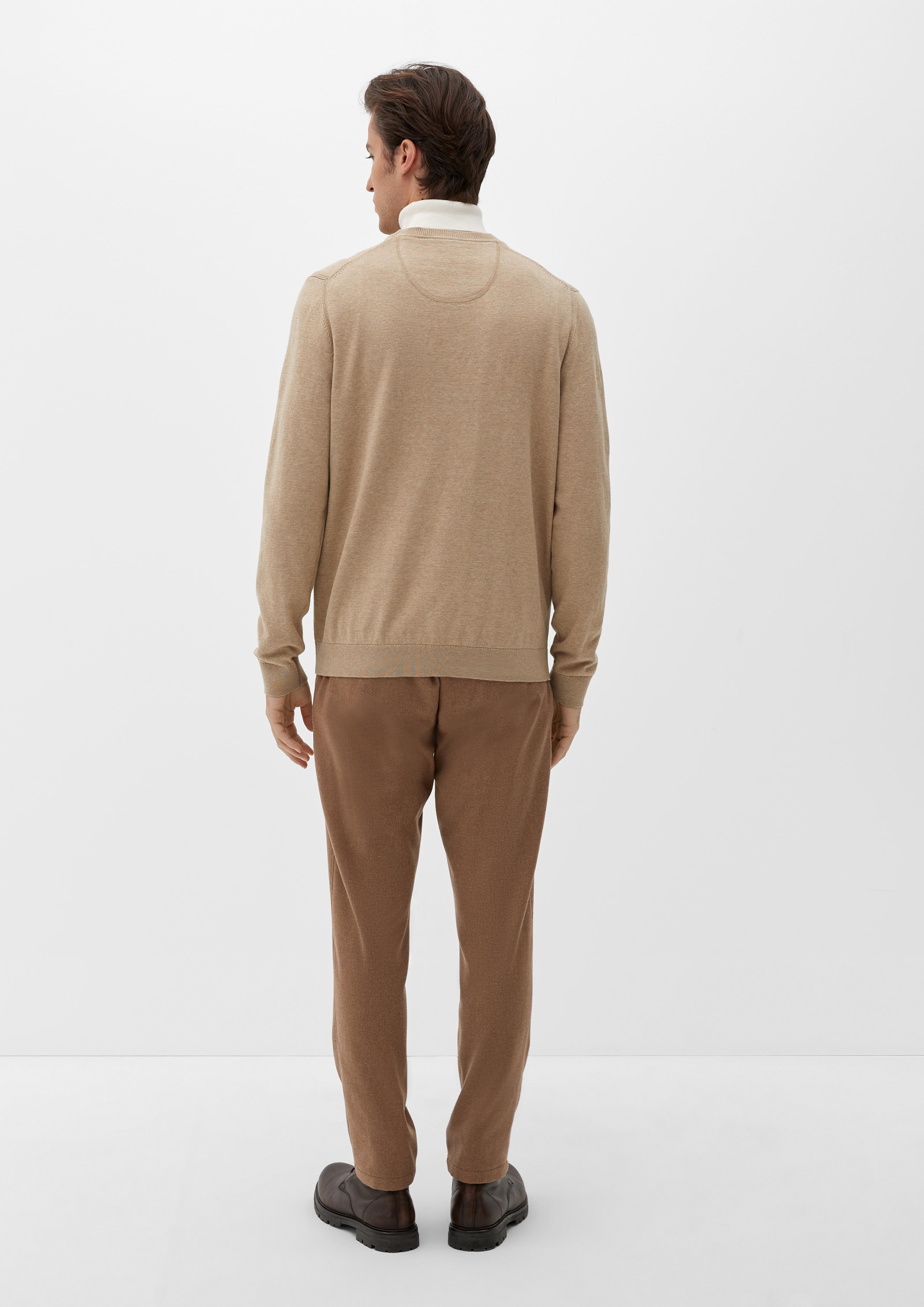 Strickpullover in melierter Optik  2124549-82W0
