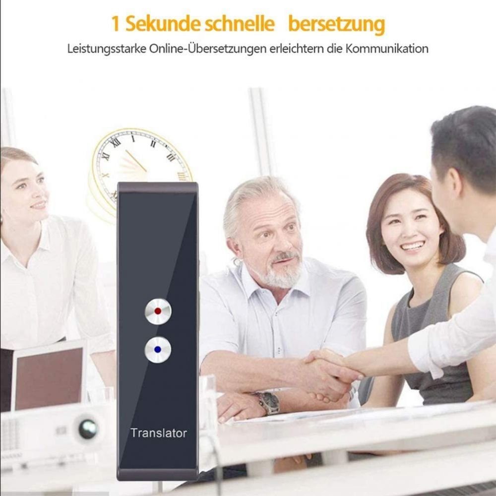 Devenirriche Sprachcomputer Sprachübersetzer-Gerät,tragbarer Zwei-Wege-Sprachinterpreter