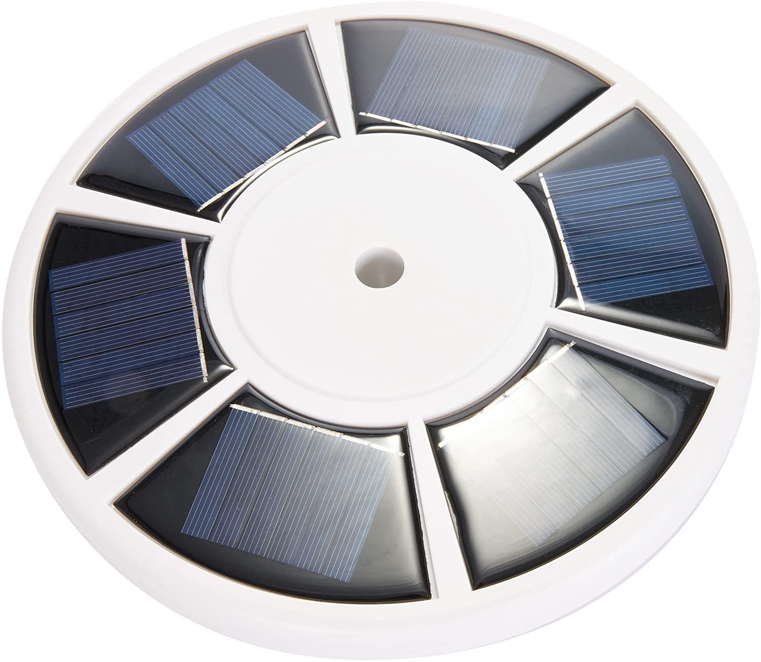 BRUBAKER LED Solarleuchte Fahnenmast Solar Licht - Fahnenmastlicht - Fahnenstangen Beleuchtung, LED fest integriert, Tageslichtweiß, Solar-Energie Lampe für Camping und Garten