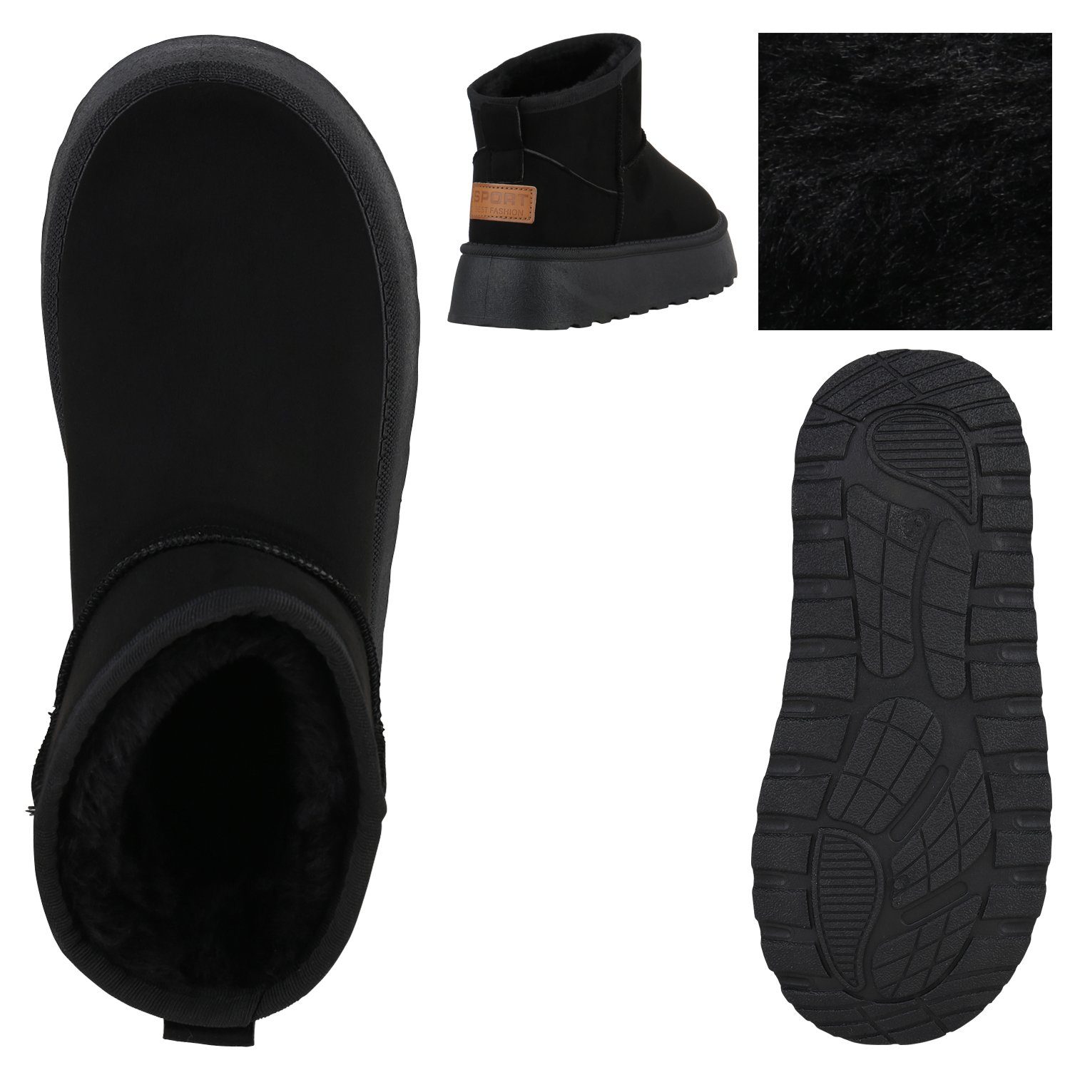 VAN HILL 840816 Winterstiefelette Schuhe