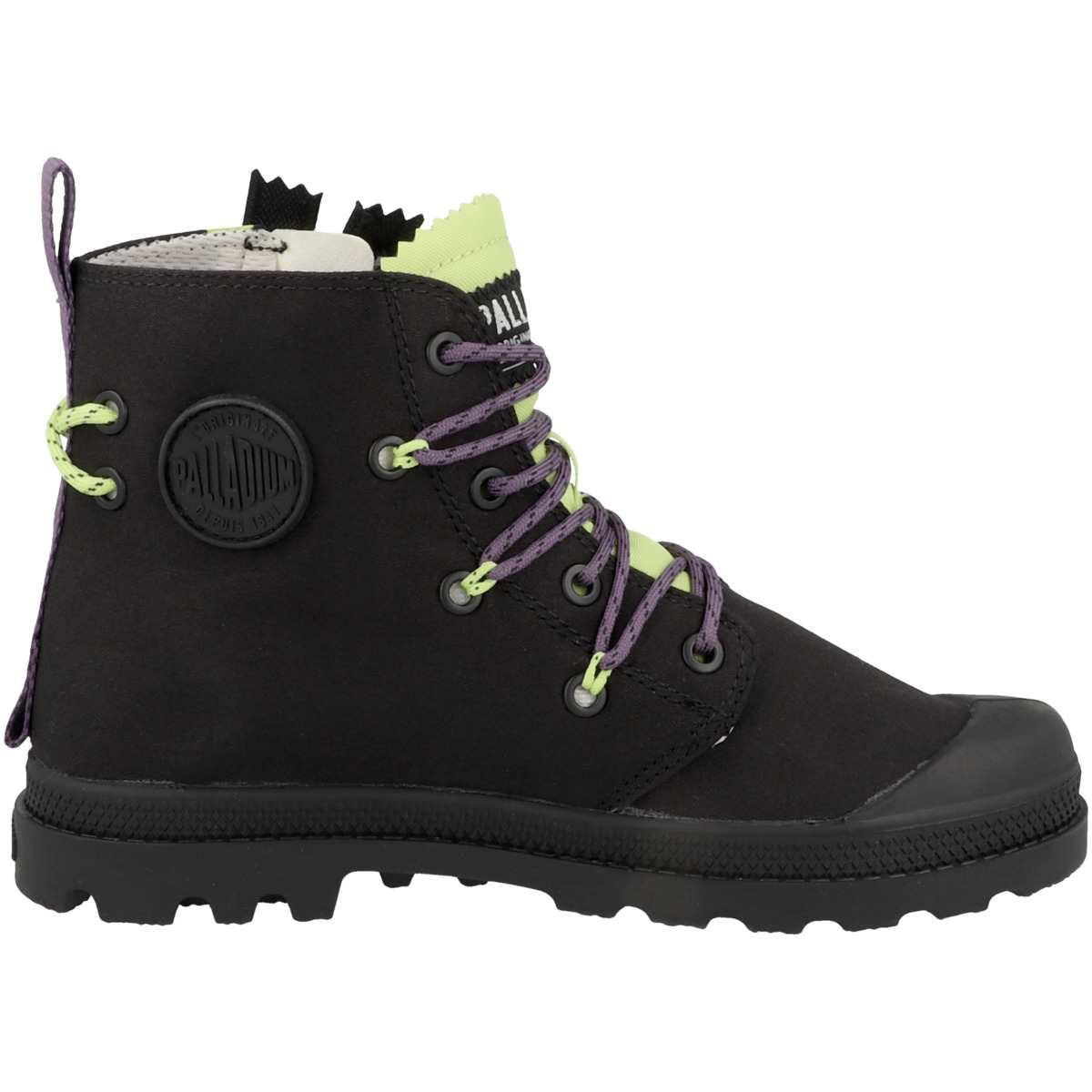 Palladium Pampa Lace It Boots schwarz