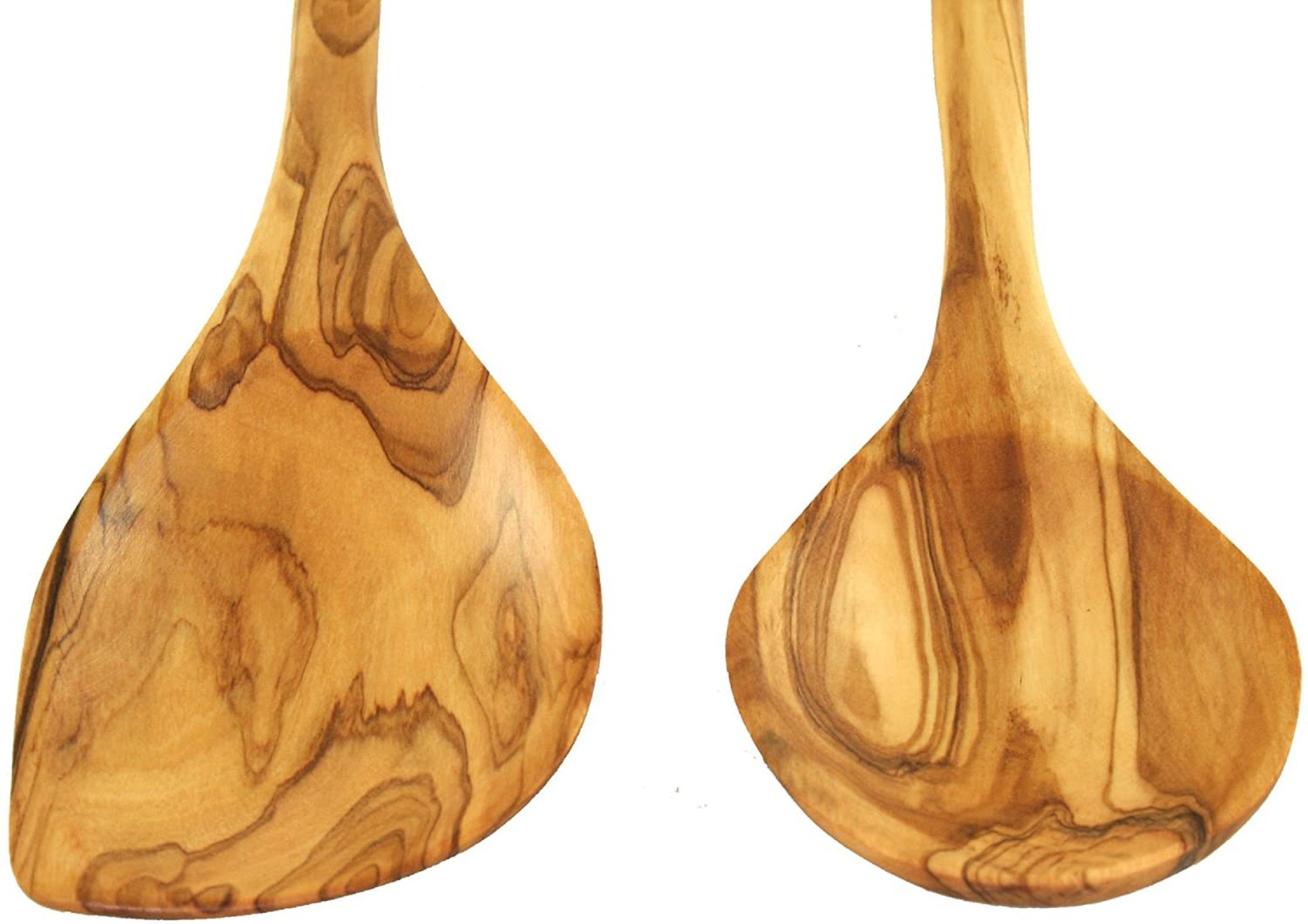 Soapbrothers Kochbesteck-Set Kochbesteck Set aus Olivenholz 4 tlg. 30cm, (Farbe: Braun), Menge: 1 Set (4tlg), perfekt für jede Küche (Sparpreis für Weihnachten, 4-tlg., Robustes Olivenholz), Olivenholz