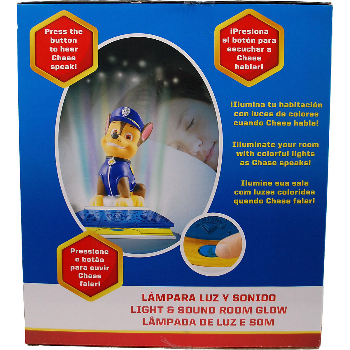 3D Nachtlicht mit Musik PAW Patrol Chase