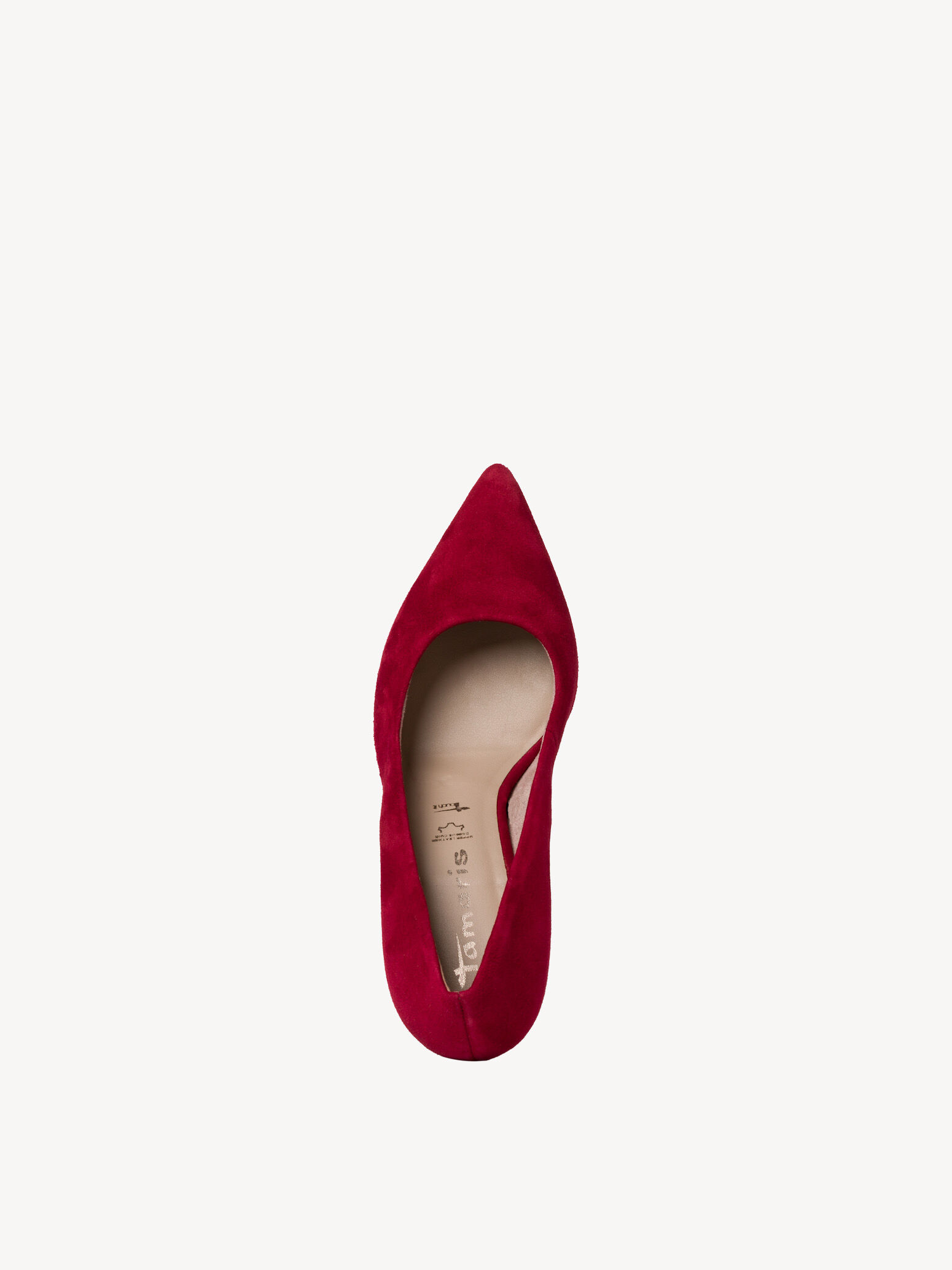 Escarpin en cuir - rouge