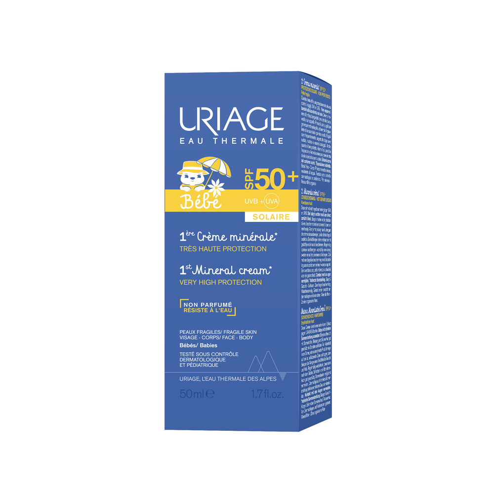 Uriage Bébé 1ère crème minérale SPF50