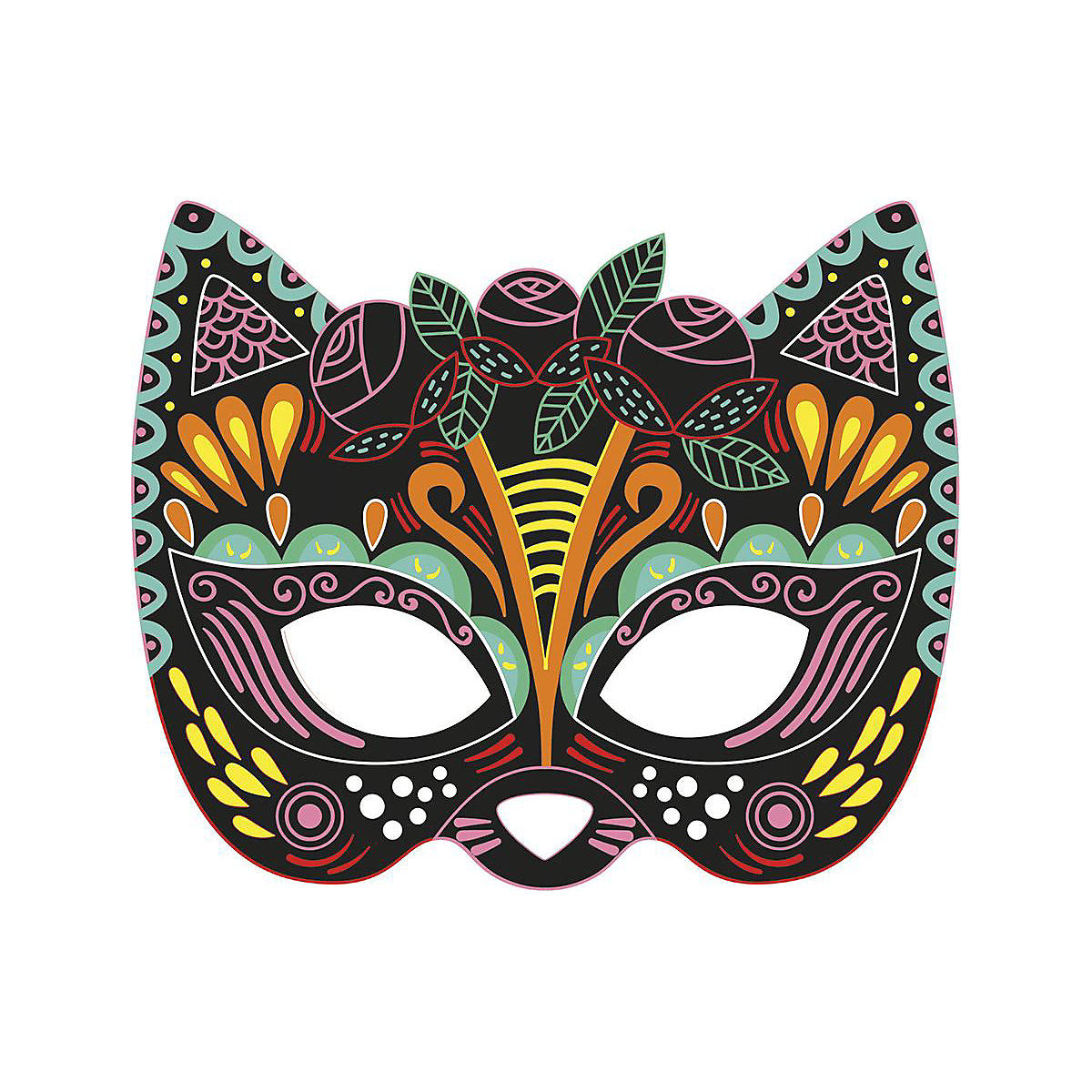 Kreativ-Set Kratzbilder Partymasken