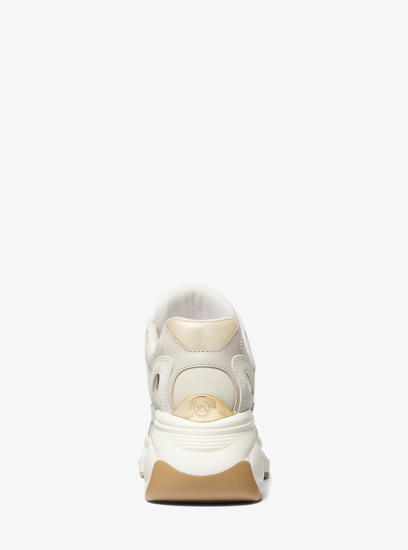 Zuma Leather and Nylon Trainer - PL GLD MULTI