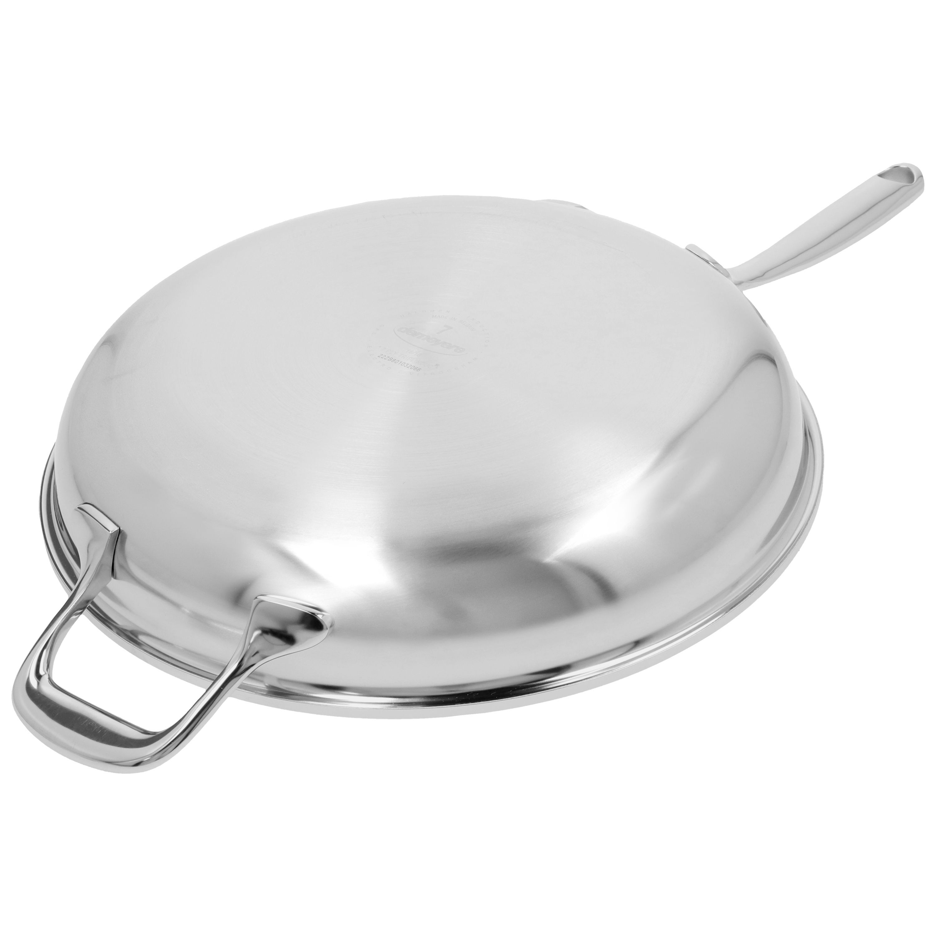 Bratpfanne 28 cm, 18/10 Edelstahl, Silber
