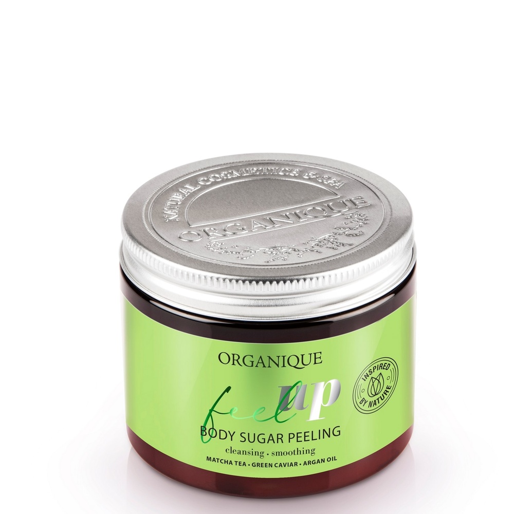 organique cosmetics Gommage corporel au sucre énergisant Gommage corporel