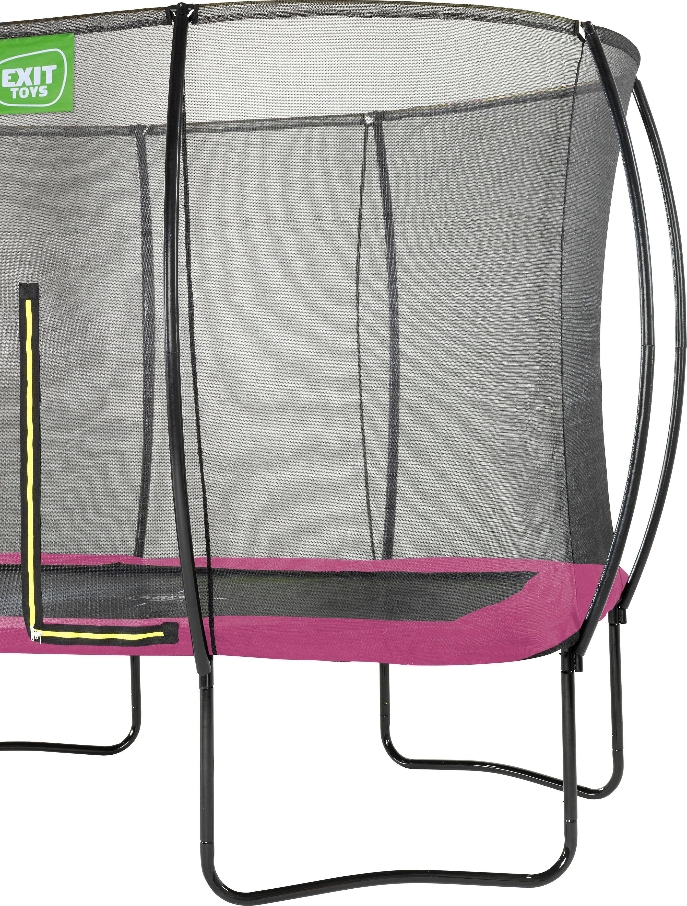 EXIT Gartentrampolin Silhouette, BxT: 214x305 cm, mit Sicherheitsnetz