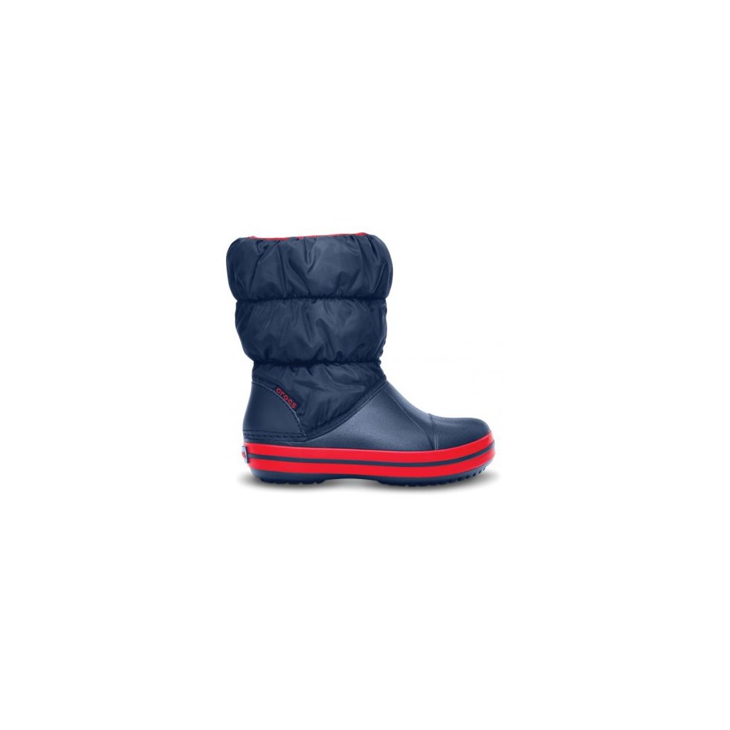 Crocs Winter Puff Boot Navy/Red Schneestiefel